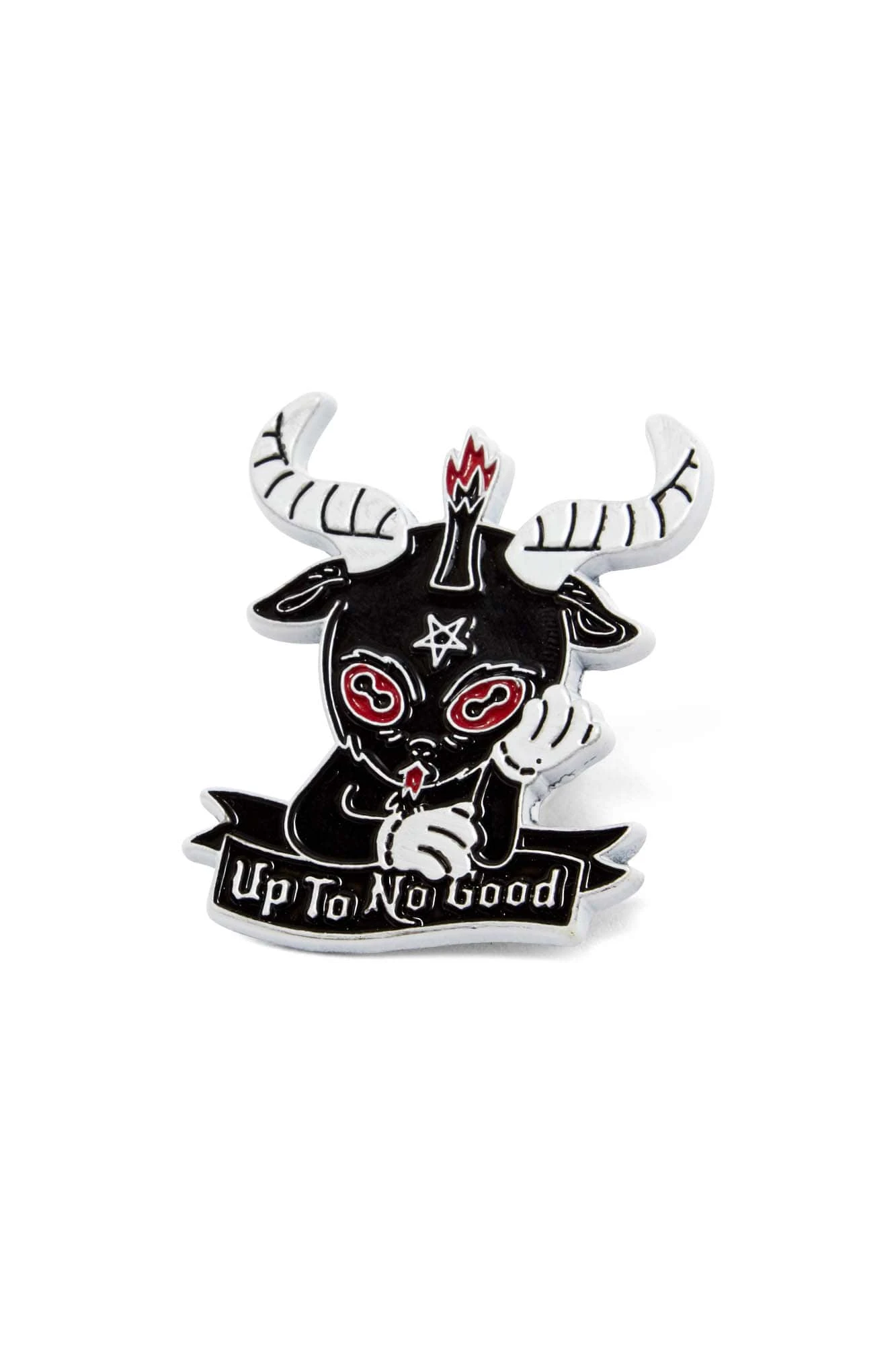 Up To No Good Enamel Pin 2 Up To No Good Enamel Pin - Image 2