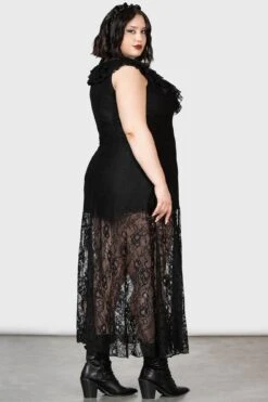 Vampire's Ball Maxi Dress [PLUS] -Gothic Wear Store VALENTINE MAXI DRESS PLUS W E