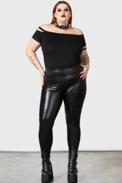 Venom Leggings [PLUS] -Gothic Wear Store VENOM LEGGINGS PLUS W D