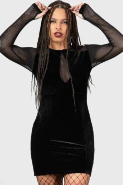 Viperdae Mini Dress -Gothic Wear Store VIPERDAE MINI DRESS W B