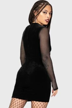 Viperdae Mini Dress -Gothic Wear Store VIPERDAE MINI DRESS W F