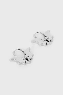 Vesper Lock Earrings -Gothic Wear Store Vesper Lock Earrings Silver