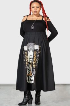 Wassail Maxi Skirt [PLUS] -Gothic Wear Store WASSAIL MAXI SKIRT PLUS W D