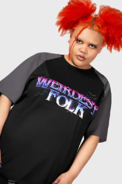 Weirdest Ones T-Shirt [PLUS] -Gothic Wear Store WEIRDEST FOLK TSHIRT PLUS W D