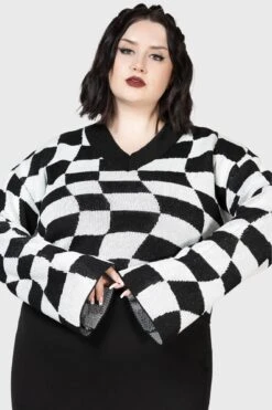 Wicked Games Sweater [PLUS] -Gothic Wear Store WICKED GAMES SWEATER PLUS W D