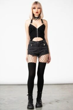 Wild Instinct Halter Top -Gothic Wear Store WILD INSTINCT HALTER TOP W D