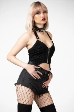 Wild Instinct Halter Top -Gothic Wear Store WILD INSTINCT HALTER TOP W E