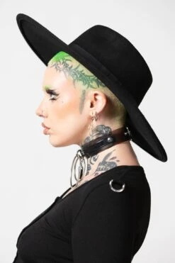 Witch Brim Hat [B] -Gothic Wear Store WITCH BRIM W 3