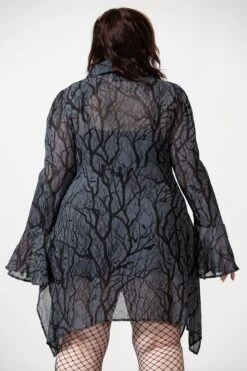 Woodland Witch Collar Dress [PLUS] -Gothic Wear Store WOODLANDS WITCH COLLAR DRESS PLUS W G