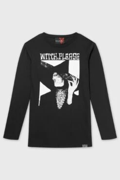 Wytch Gaze Long Sleeve Top [PLUS] -Gothic Wear Store WYTCH GAZE LONG SLEEVE PLUS MENS B