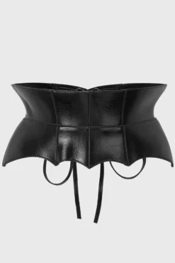 Wetland Bat Peplum Corset [PLUS] -Gothic Wear Store Wetland Bat Peplum Corset PLUS H
